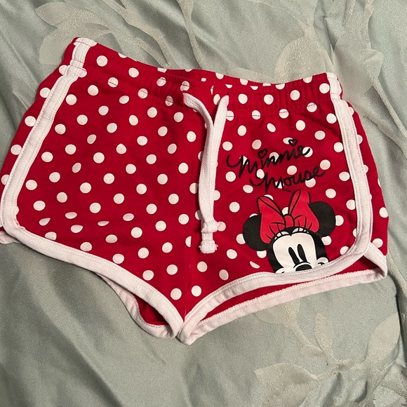 Disney Minnie Mouse red and white polka dot matching outfit size medium girls - Picture 6 of 10